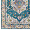 Modway Success Anisah Distressed Floral Persian Medallion 4x6 Area Rug R-1163C-46