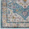 Modway Success Anisah Distressed Floral Persian Medallion 5x8 Area Rug R-1163B-58