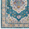 Modway Success Anisah Distressed Floral Persian Medallion 8x10 Area Rug R-1163C-810