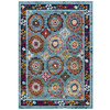 Modway Entourage Odile Distressed Floral Moroccan Trellis 5x8 Area Rug R-1168B-58