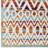 Modway Reflect Tamako Diamond and Chevron Moroccan Trellis 5x8 Indoor / Outdoor Area Rug R-1177B-58