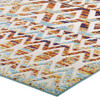 Modway Reflect Tamako Diamond and Chevron Moroccan Trellis 8x10 Indoor / Outdoor Area Rug R-1177B-810