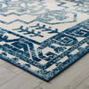 Modway Reflect Nyssa Distressed Geometric Southwestern Aztec 5x8 Indoor/Outdoor Area Rug R-1181B-58