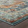 Modway Tribute Diantha Distressed Vintage Floral Persian Medallion 8x10 Area Rug R-1190B-810