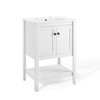 Modway Prestige 24" Bathroom Vanity EEI-4246-WHI-WHI