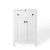 Modway Nantucket 24" Bathroom Vanity EEI-4250-WHI-WHI In White