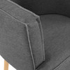 Modway Anders Upholstered Fabric Accent Chair EEI-3432-GRY