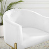 Modway Savour Tufted Performance Velvet Accent Dining Armchair EEI-3906-WHI