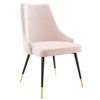 Modway Adorn Tufted Performance Velvet Dining Side Chair EEI-3907-PNK