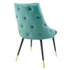 Modway Adorn Tufted Performance Velvet Dining Side Chair EEI-3907-TEA
