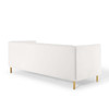 Modway Shift Channel Tufted Performance Velvet Sofa EEI-4132-WHI