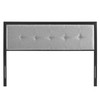 Modway Teagan Tufted King Headboard MOD-6178-BLK-LGR In Black & Gray