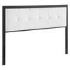 Modway Teagan Tufted King Headboard MOD-6178-BLK-WHI In Black & White