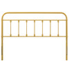 Modway Sage Queen Metal Headboard MOD-6154-GLD In Gold Finish