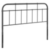 Modway Alessia Twin Metal Headboard MOD-6160-GRY In Gray