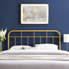 Modway Alessia Queen Metal Headboard MOD-6162-GLD In Gold Finish