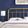 Modway Alessia Queen Metal Headboard MOD-6162-GLD In Gold Finish