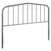 Modway Lennon Twin Metal Headboard MOD-6164-GRY In Gray