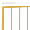 Modway Tatum Twin Metal Headboard MOD-6168-GLD In Gold Finish