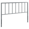 Modway Tatum Twin Metal Headboard MOD-6168-GRY In Gray