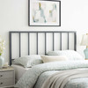 Modway Tatum Twin Metal Headboard MOD-6168-GRY In Gray