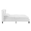 Modway Penelope Tufted Wingback Queen Performance Velvet Platform Bed MOD-6180-WHI In White