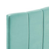 Modway Camilla Channel Tufted Twin Performance Velvet Headboard MOD-6181-MIN In Mint Green