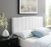 Modway Camilla Channel Tufted King/California King Performance Velvet Headboard MOD-6183-WHI In White