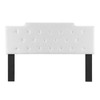 Modway Juliet Tufted Twin Performance Velvet Headboard MOD-6184-WHI In White