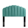 Modway Veronique Full/Queen Performance Velvet Headboard MOD-6207-TEA In Teal Green