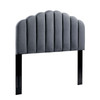 Modway Veronique King/California King Performance Velvet Headboard MOD-6208-CHA In Charcoal Gray