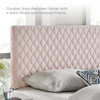 Modway Angela Full/Queen Performance Velvet Headboard MOD-6210-PNK In Pink