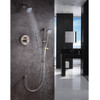 Dawn Grand Canyon Shower Set Complete with Trim/Valve/hand-shower DSSGN04BN In Brushed Nickel