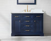 Design Element Milano 48" Single Sink Vanity in Blue ML-48-BLU