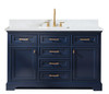 Design Element Milano 54" Single Sink Vanity in Blue ML-54-BLU