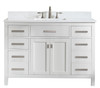 Design Element Valentino 48" Single Sink Vanity in White V01-48-WT