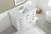 Design Element Valentino 54" Single Sink Vanity in White V01-54-WT