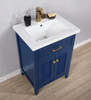 Design Element Cameron 24" Single Sink Vanity In Blue S09-24-BLU