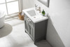Design Element Cameron 30" Single Sink Vanity In Gray S09-30-GY