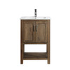 Design Element Austin 24" Single Sink Vanity in Walnut DEC4006-S