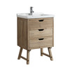 Design Element Fredric 24" Single Sink Vanity in Natural DEC4010-A-1