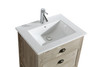 Design Element Asbury 24" Single Sink Vanity in Natural DEC4300-S