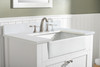 Design Element Burbank 36" Single Vanity in White BK-36-WT