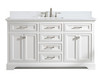 Design Element Milano 60" Single Vanity in White ML-60S-WT