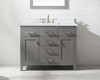 Design Element Valentino 42" Single Vanity in Gray V01-42-GY