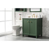 Legion Furniture 30" Vogue Green Finish Sink Vanity Cabinet WLF2130-VG