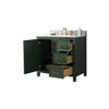 Legion Furniture 36" Vogue Green Finish Sink Vanity Cabinet WLF2136-VG