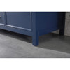 Legion Furniture 54" Blue Finish Double Sink Vanity Cabinet WLF2154-B