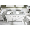 Legion Furniture 54" White Finish Double Sink Vanity Cabinet WLF2154-W