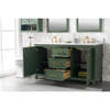 Legion Furniture 60" Vogue Green Finish Double Sink Vanity WLF2160D-VG